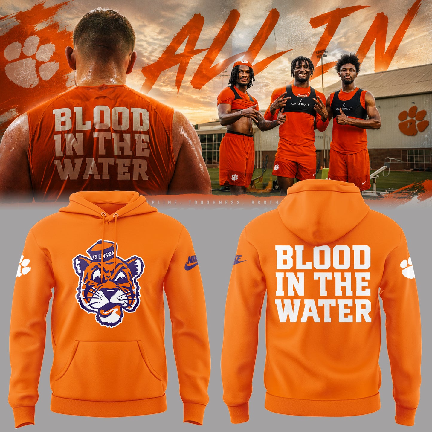 Limited Edition “Blood In The Water” Hoodie