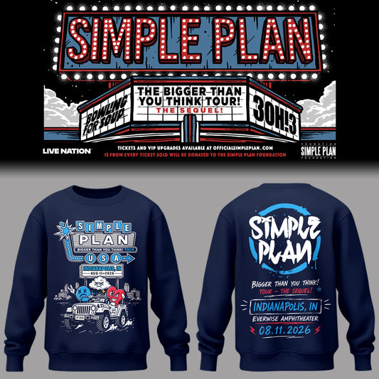 Limited Edition Bigger Than You Think! Tour in Indianapolis,IN Sweatshirt