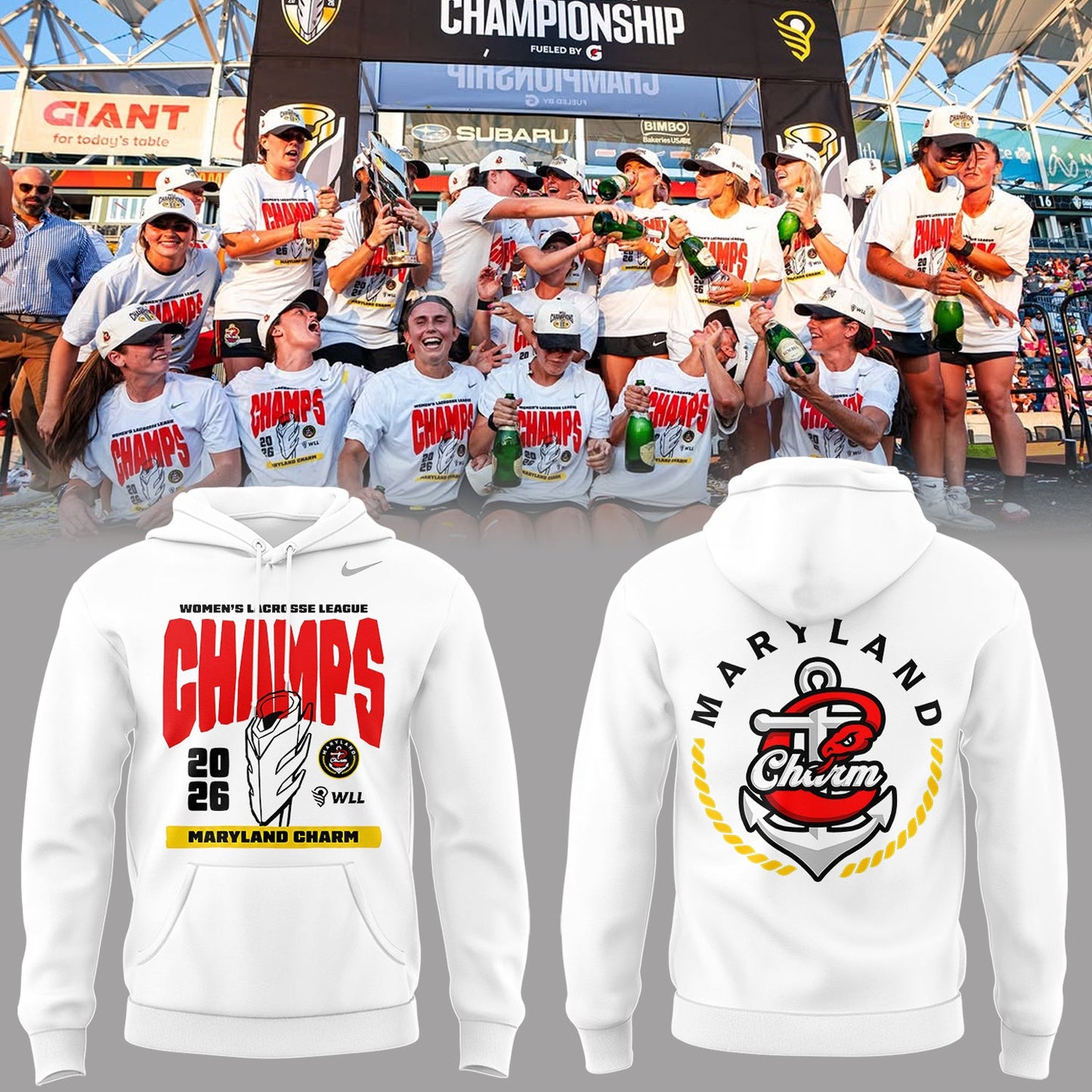 Limited Edition Women’s Lacrosse League Champions 🏆🥍 Hoodie