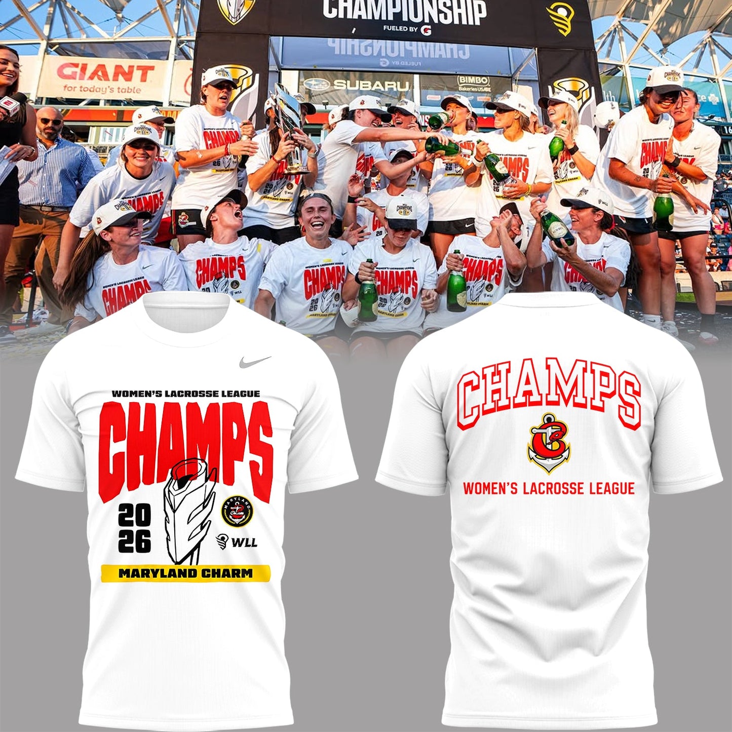 Limited Edition Women’s Lacrosse League Champions 🏆🥍 Shirt