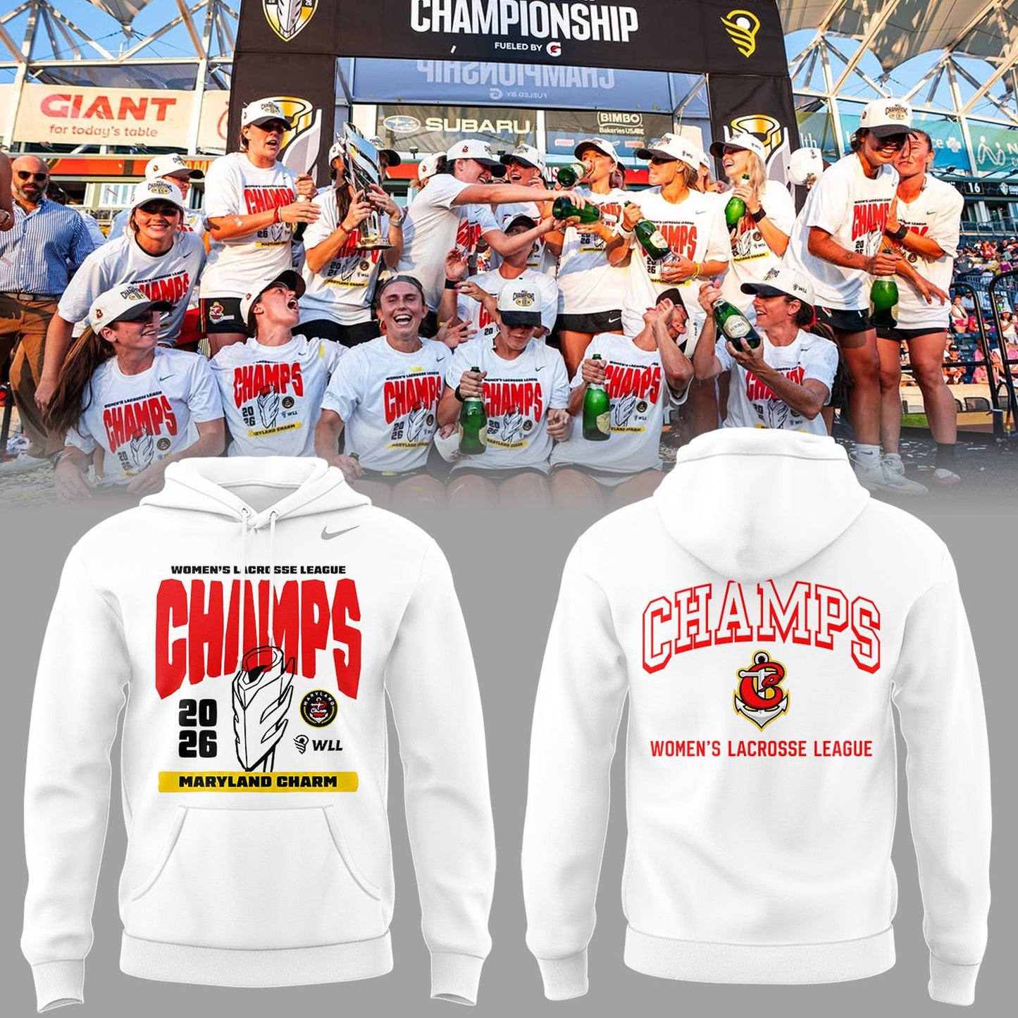 Limited Edition Women’s Lacrosse League Champions 🏆🥍 Hoodie