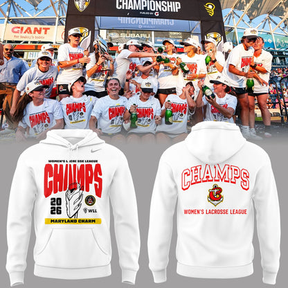 Limited Edition Women’s Lacrosse League Champions 🏆🥍 Hoodie