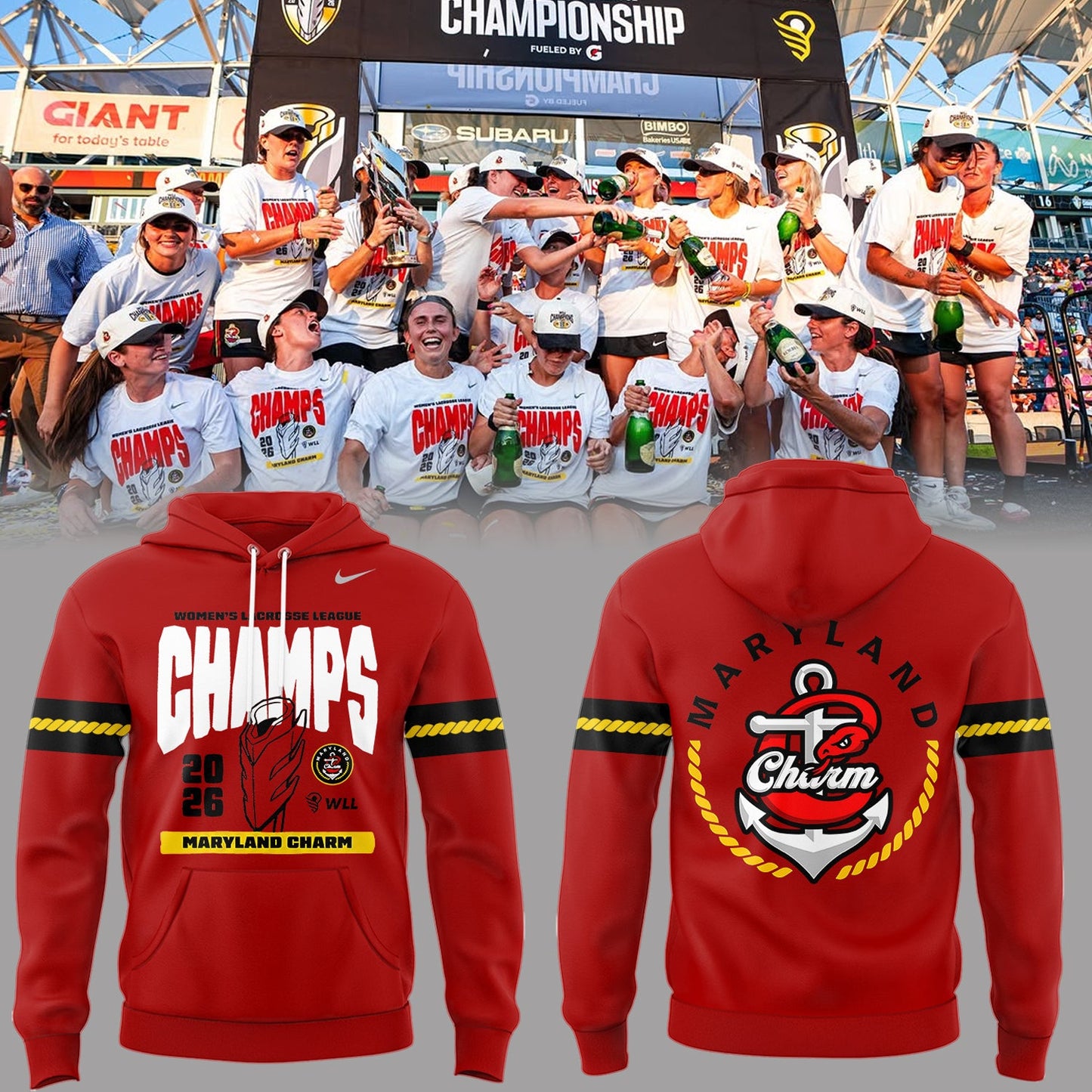 Limited Edition Women’s Lacrosse League Champions 🏆🥍 Hoodie