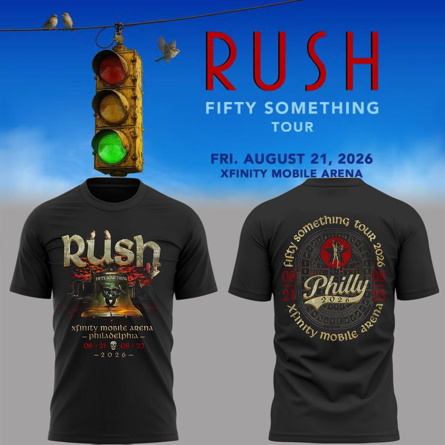 Limited Edition Fifty Something Tour In Philadelphia, PA Shirt