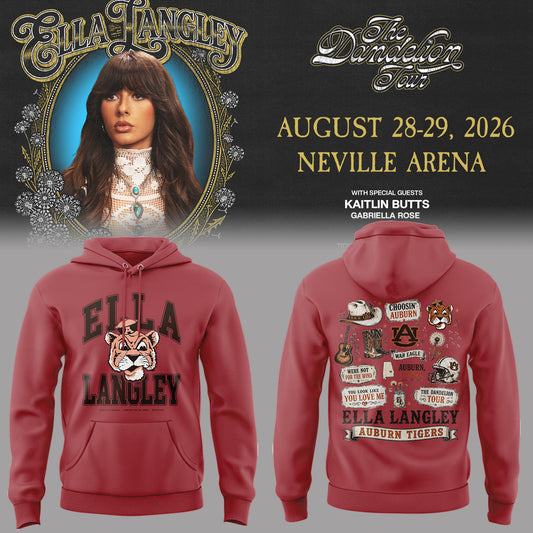 E.Langley “The Dandelion Tour” in Auburn,AL Hoodie