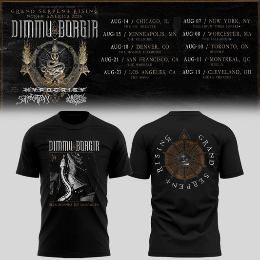 Limited Edition Grand Serpent Rising Tour North America 2026 Shirt