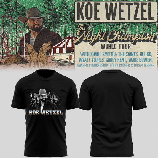 Limited Edition The Night Champion World Tour 2026 Shirt