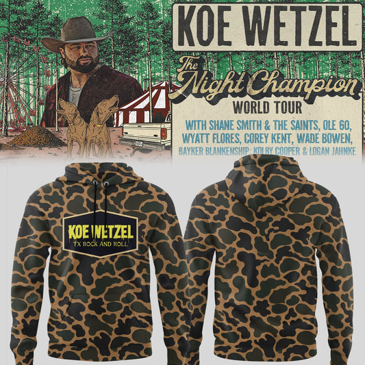Limited Edition The Night Champion World Tour 2026 Hoodie