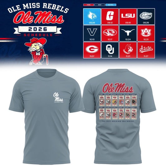 Limited Edition 2026 Schedule Shirt