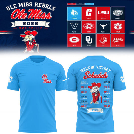 Limited Edition 2026 Schedule Shirt