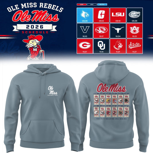 Limited Edition 2026 Schedule Hoodie