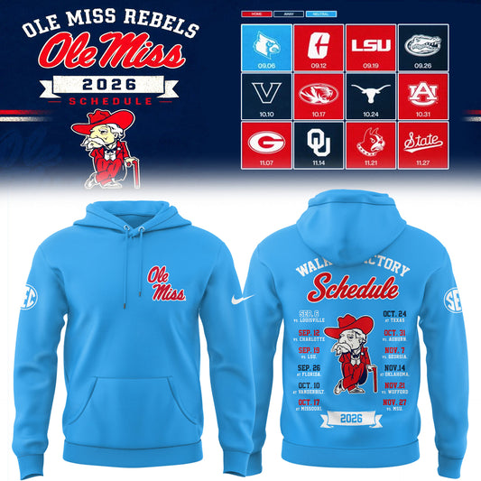 Limited Edition 2026 Schedule Hoodie