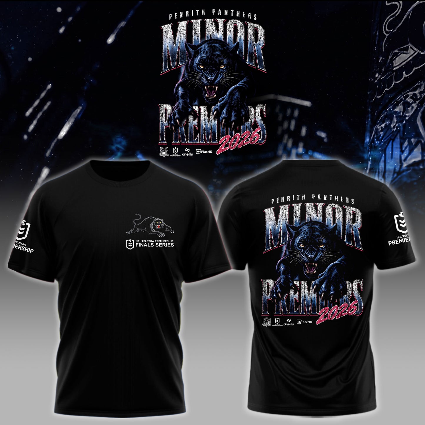 Penrith Panthers 2026 Minor Premiers New Exclusive Shirt