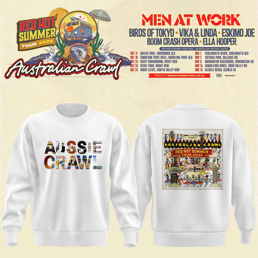 AUSTRALIAN CRAWL – RED HOT SUMMER TOUR 2026 SWEATER