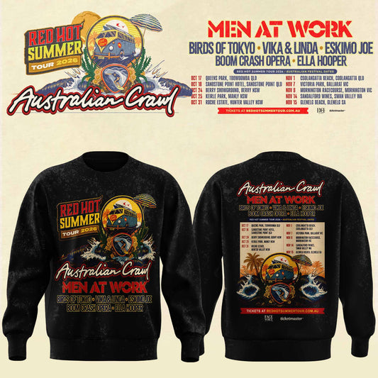 AUSTRALIAN CRAWL – RED HOT SUMMER TOUR 2026 SWEATER