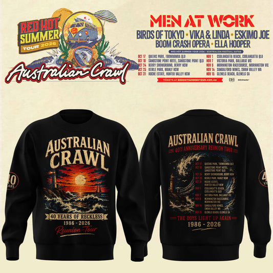 AUSTRALIAN CRAWL – RED HOT SUMMER TOUR 2026 SWEATER