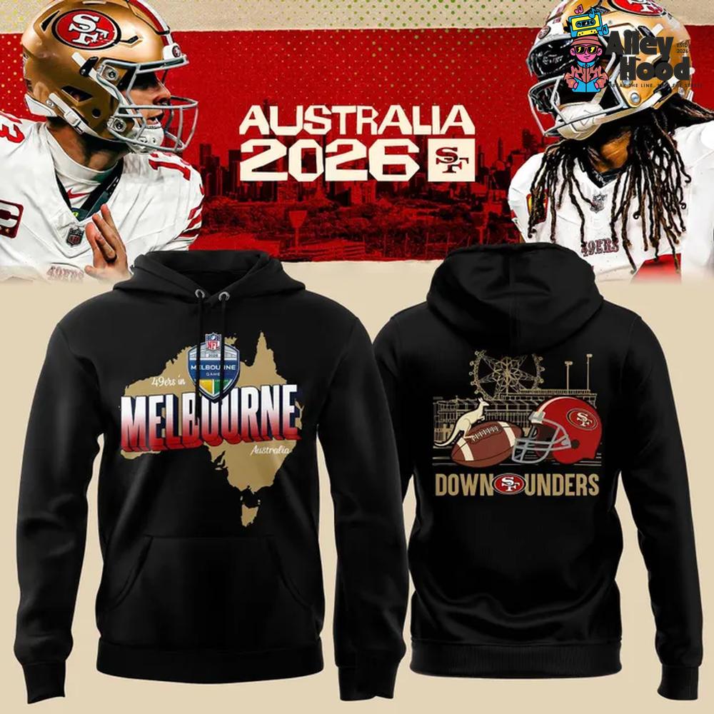 San Francisco 49ers Melbourne Australia 2026 Hoodie