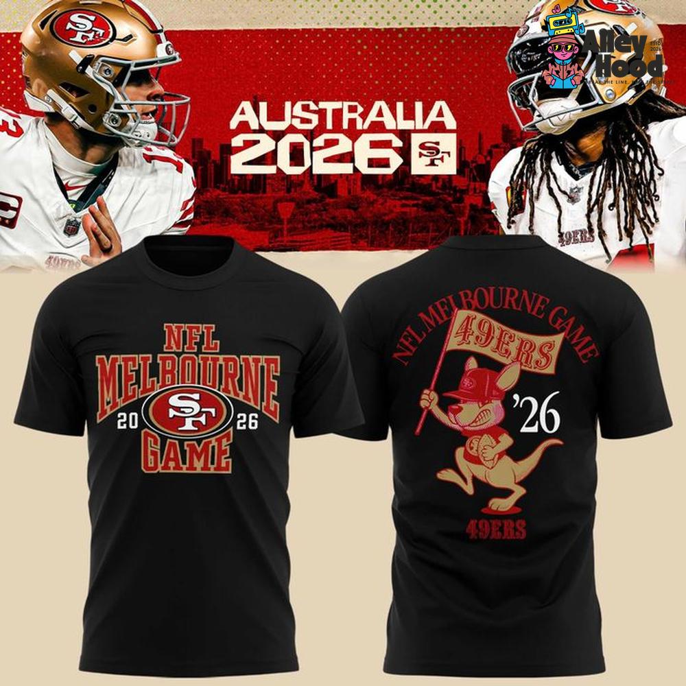 San Francisco 49ers Melbourne Australia 2026 T-Shirt