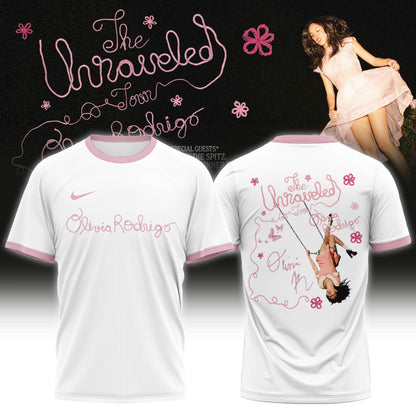 Olivia Rodrigo – The Unraveled Tour 2026/27 Tshirt White