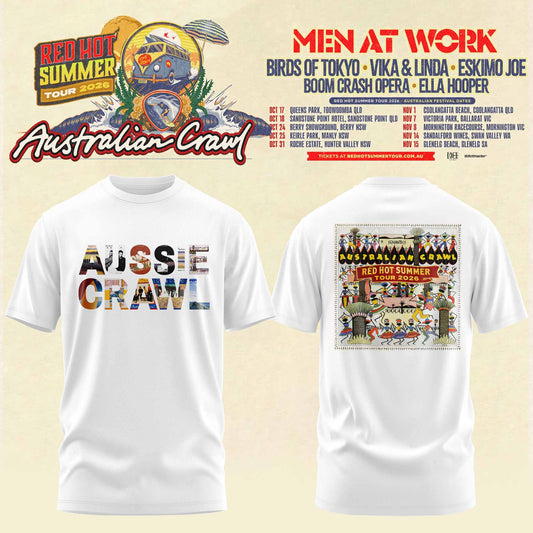 AUSTRALIAN CRAWL – RED HOT SUMMER TOUR 2026 TEE