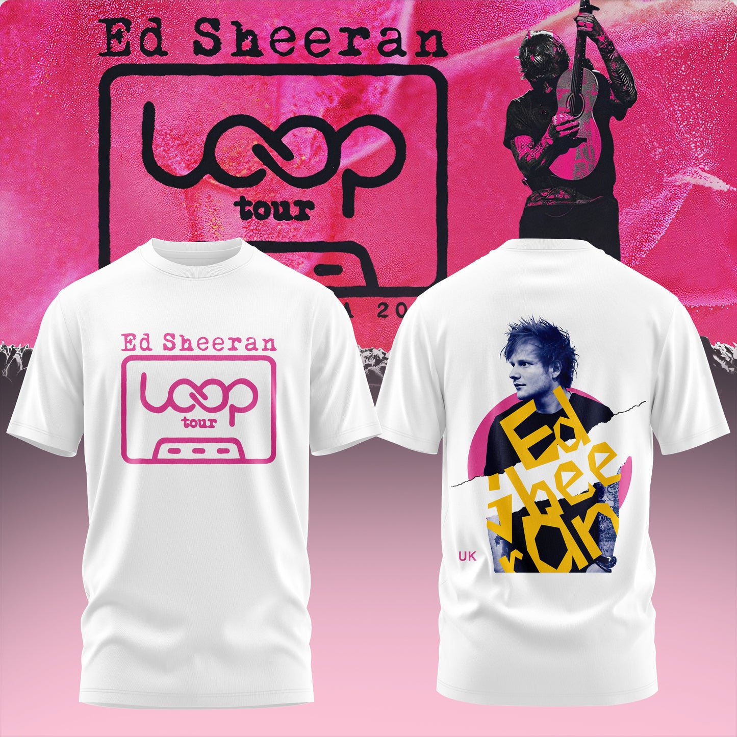 Ed Sheeran – Loop Tour NA 2026 Limited T-Shirt