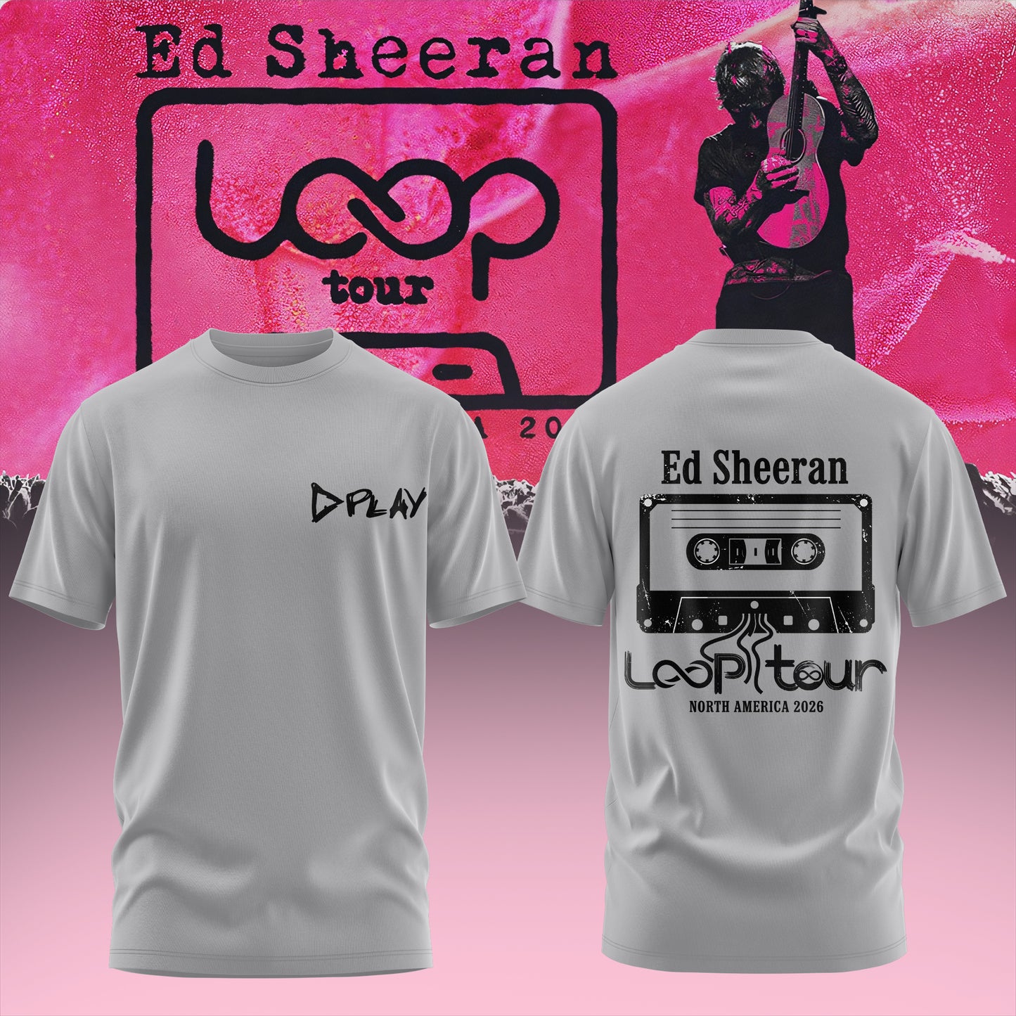 Ed Sheeran – Loop Tour NA 2026 Limited T-Shirt
