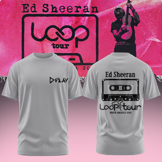Ed Sheeran – Loop Tour NA 2026 Limited T-Shirt