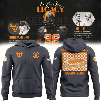Unisex Adidas Charcoal Tennessee Football Neyland Legacy Hoodie