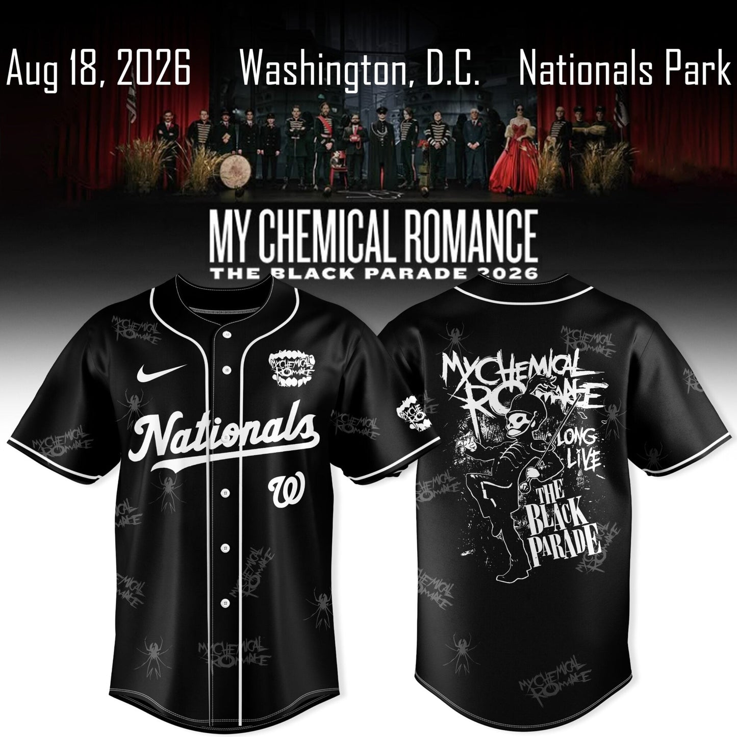 My Chemical Romance The Black Parade 2026 Jersey Collection