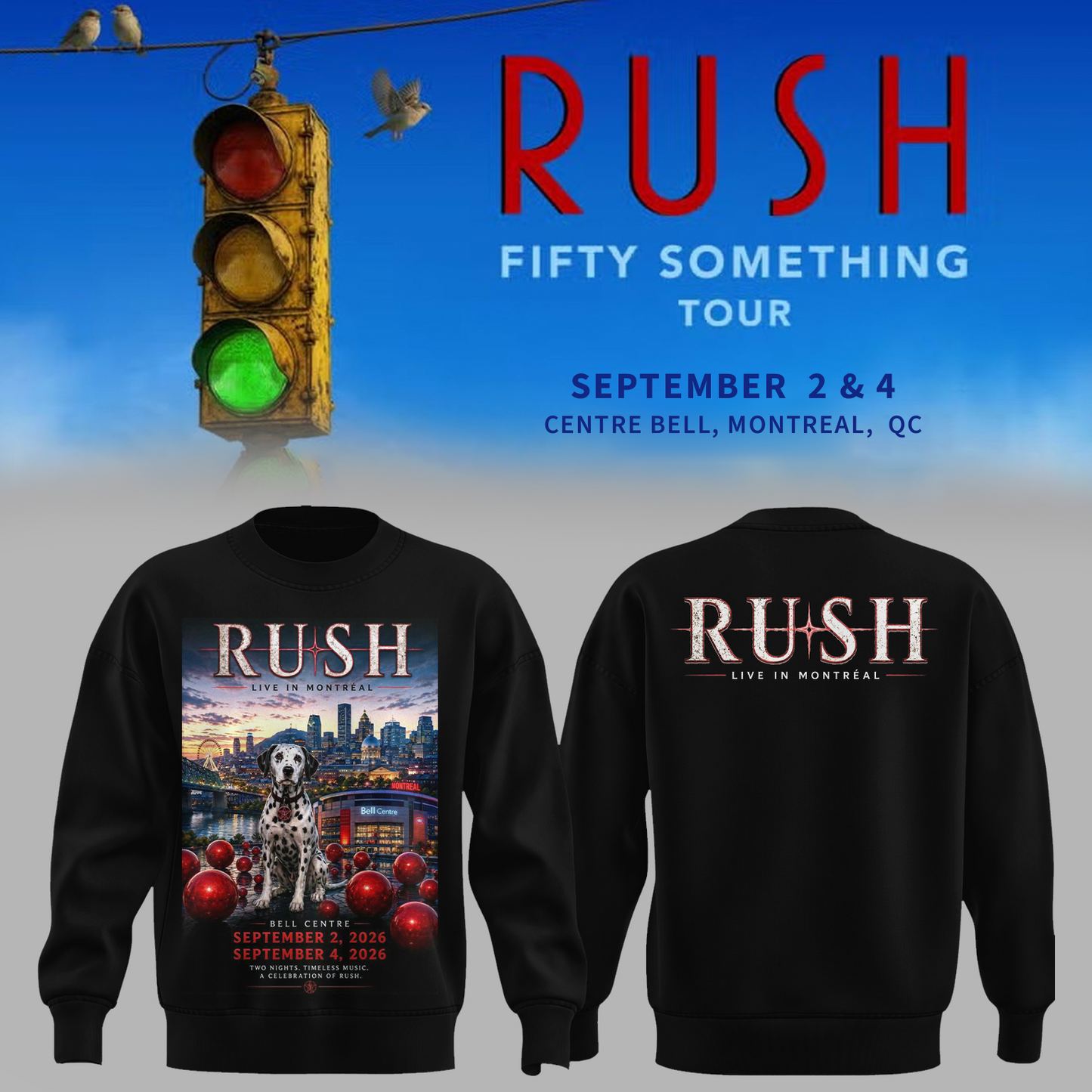Limited Edition Fifty Something Tour Sweatshirt