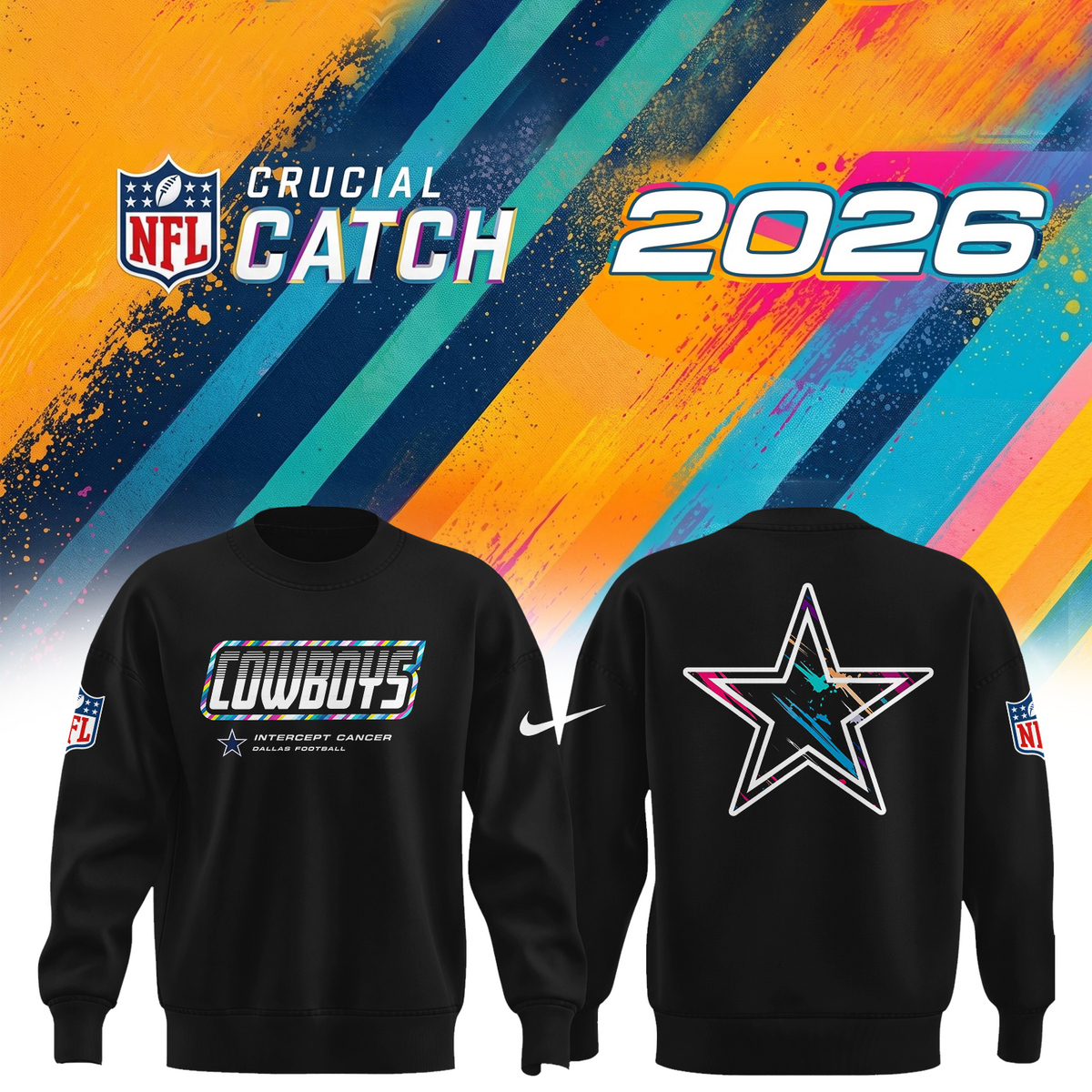 D.Cowboys 2026 Crucial Catch Limited Sweatshirt