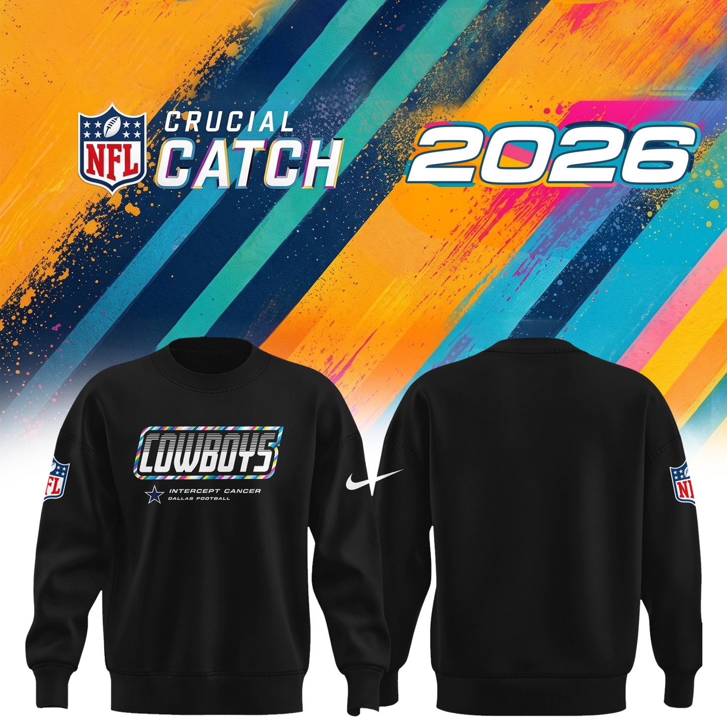 D.Cowboys 2026 Crucial Catch Limited Sweatshirt