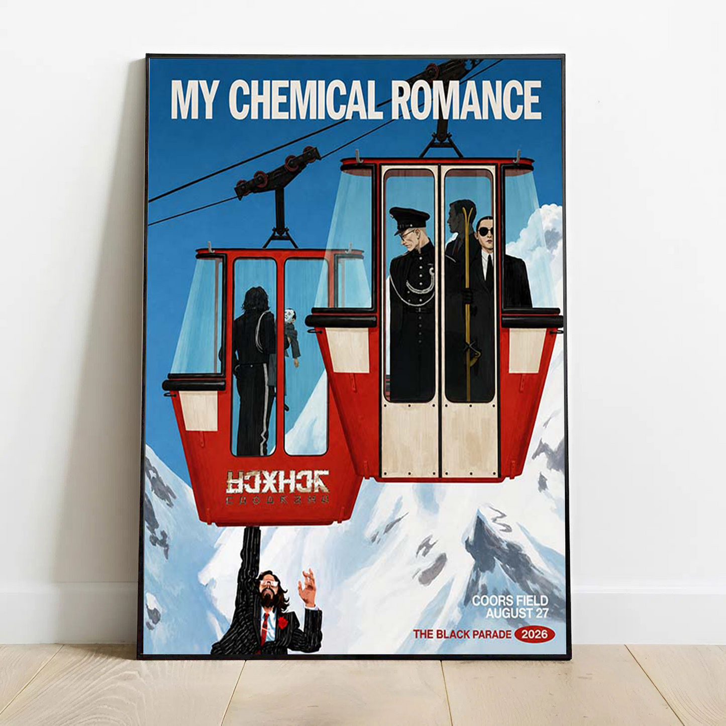 Limited Edition MCR Long Live The Black Parade Tour US 2026 At Denver Poster