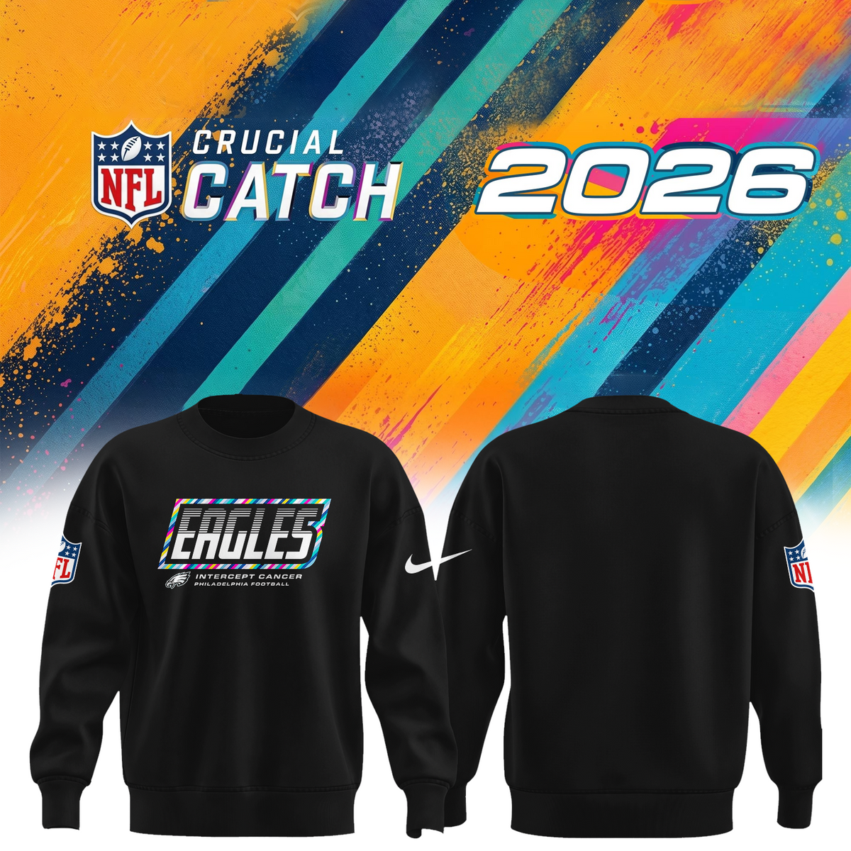 P. Eagles 2026 Crucial Catch Limited Sweatshirt