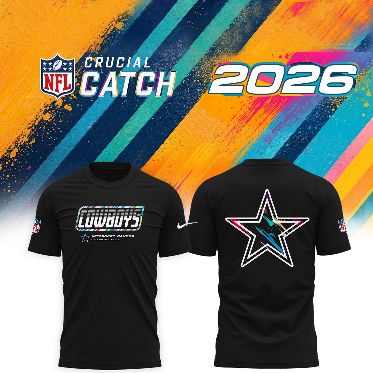 D.Cowboys 2026 Crucial Catch Limited Tshirt