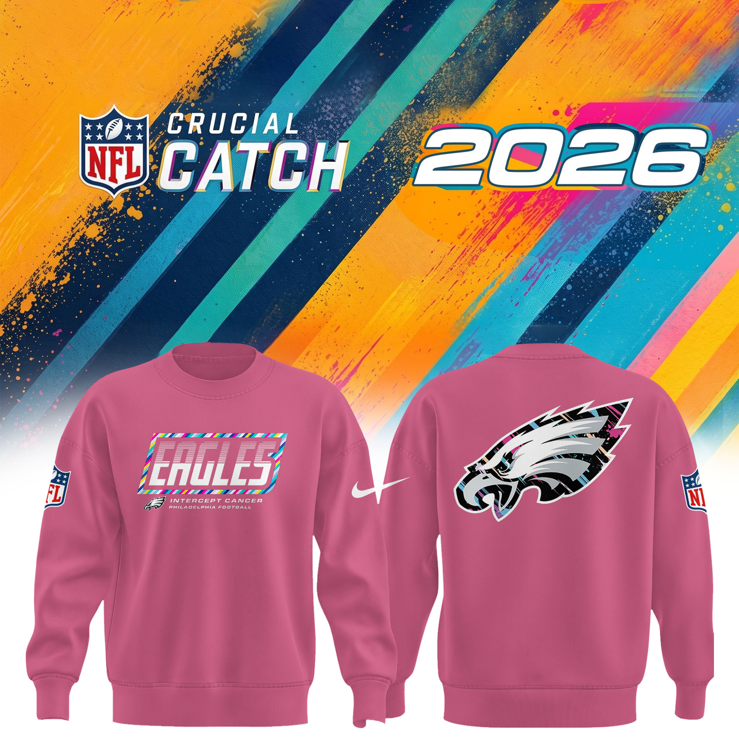 P. Eagles 2026 Crucial Catch Limited Sweatshirt