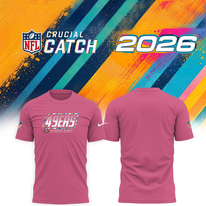 S. F. 49ers 2026 Crucial Catch Limited Tshirt