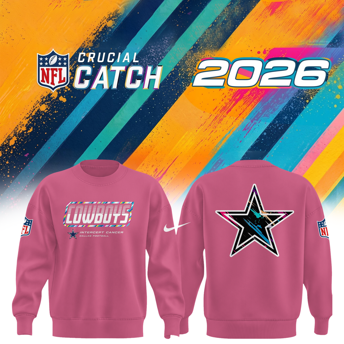 D.Cowboys 2026 Crucial Catch Limited Sweatshirt