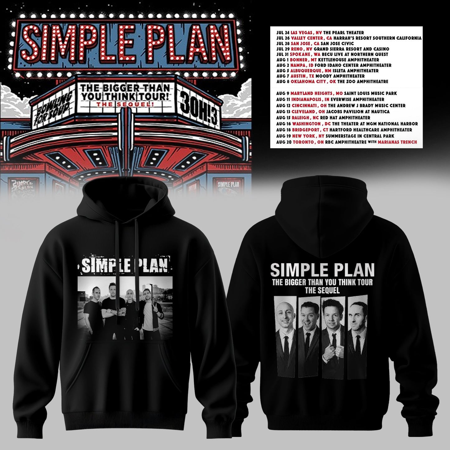 The Bigger Than You Think Tour Premium 3D Tshirt – Rose Graphic Style