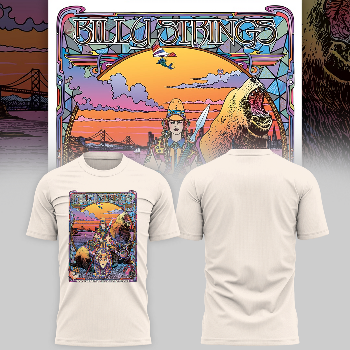 Limited Edition Billy Strings tour 2026 T-shirt