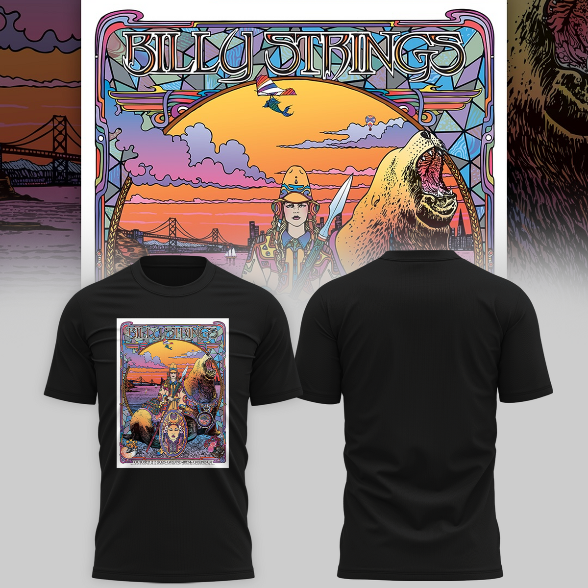 Limited Edition Billy Strings tour 2026 T-shirt