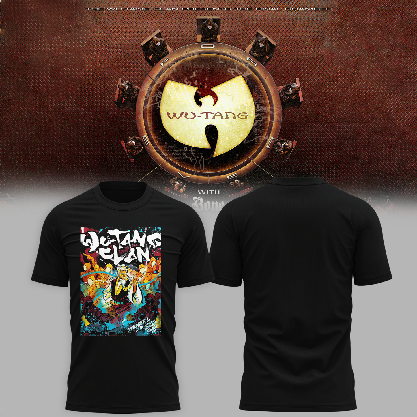 Wu-Tang Clan "The Final Chamber" Concert Poster Graphic Tshirt