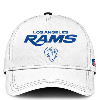 LAR Rams Classic Sol White Sweatshirt