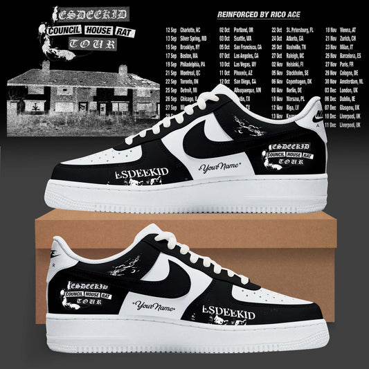 Personalized Council House Rat Tour Graphic Sneakers