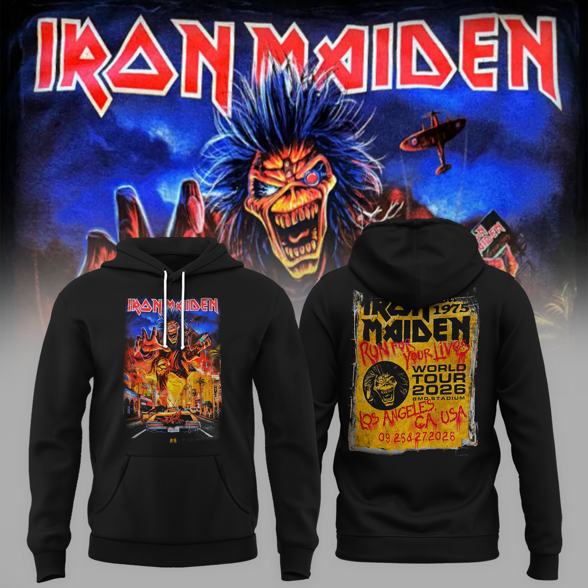 Run For Your Lives World Tour 2026 Los Angeles CA Event September 25 27 Hoodie