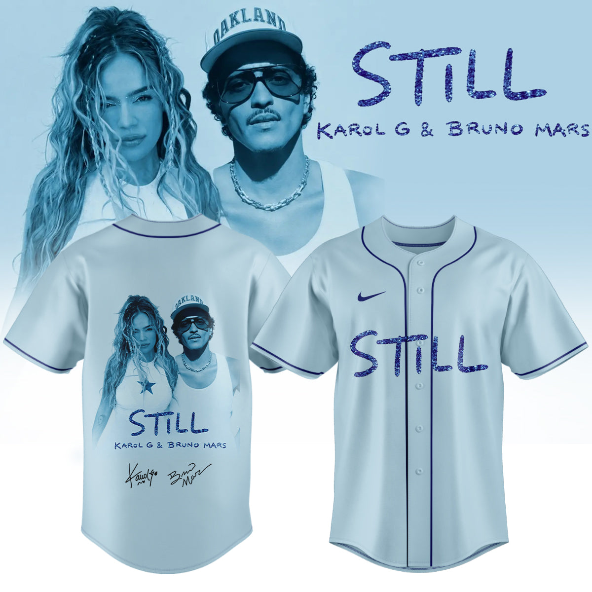 Karol G & Bruno Mars “STILL” – Limited Edition Signature Jersey