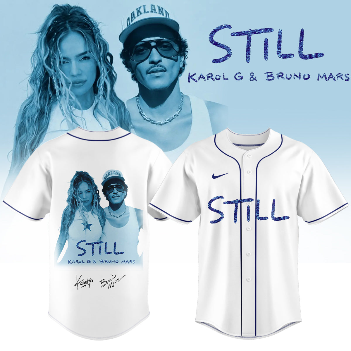 Karol G & Bruno Mars “STILL” – Limited Edition Signature Jersey