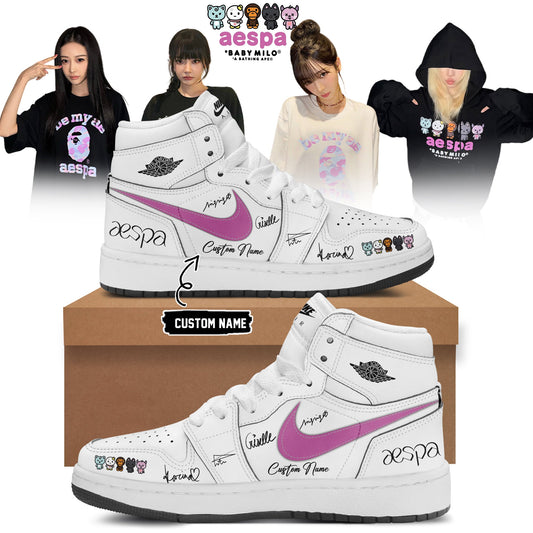 aespa x BAPE signed Shoes 13