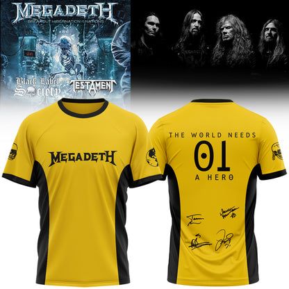 Megadeth Limited Signed TShirt