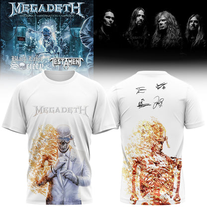 Megadeth Limited Signed TShirt